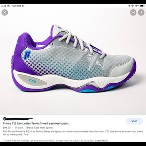 Prince women’s T-22 lite tennis sneakers